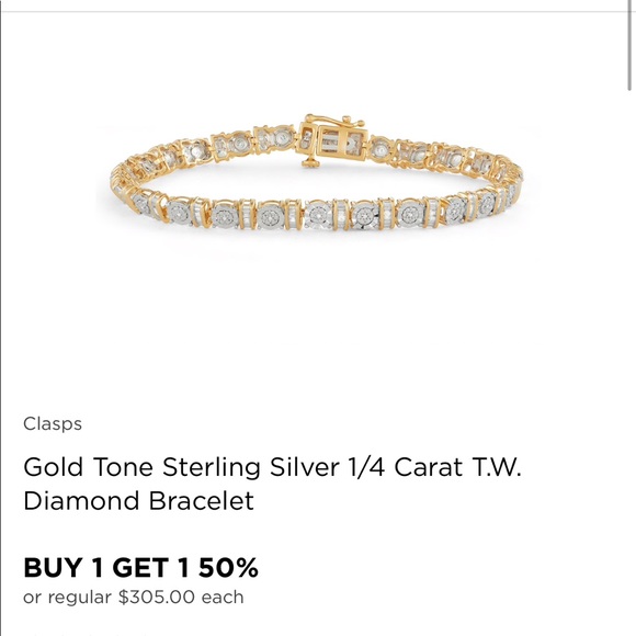 Diamond Tennis Bracelet NWT - Picture 4 of 4